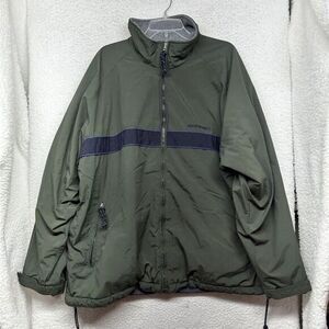 Vintage Abercrombie & Fitch Jacket Mens XL Extra Large Green Lined Windbreaker
